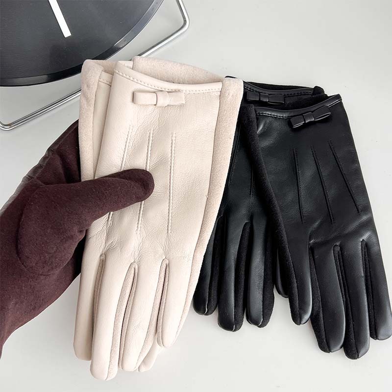 Leather Work Winter Gloves - Nuovi Guanti in Pelle Senza Dita