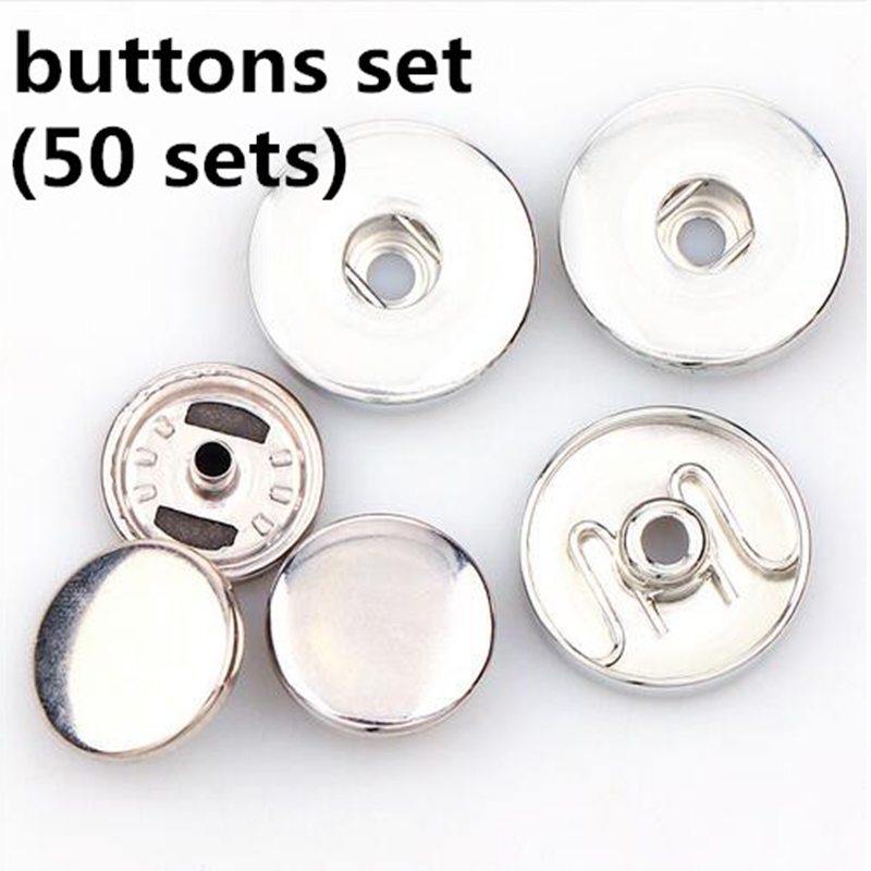 Snap Fastener Setter - 50 Set di Kit per Bottoni