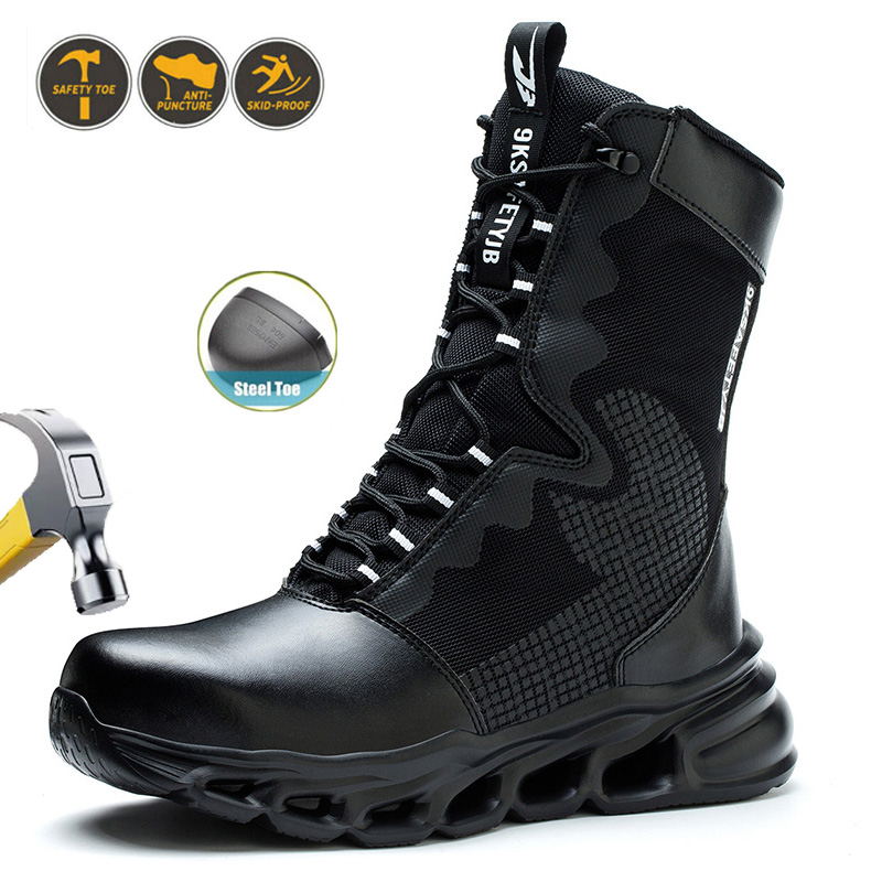 Leatherwork Training - Stivali da lavoro indistruttibili Scarpe da