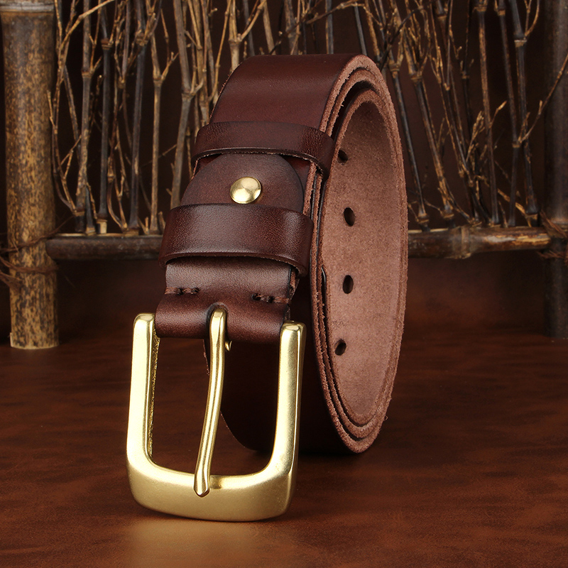 Leather Works Belt - Cinture da uomo in vera pelle