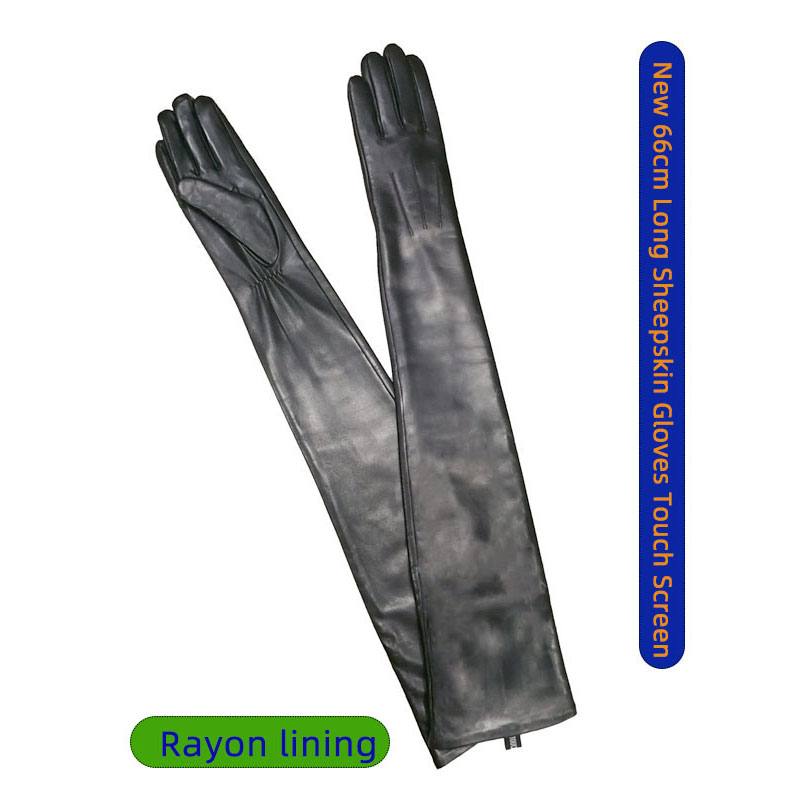 Leather Work Winter Gloves - Guanti Lunghi in Pelle di Pecora