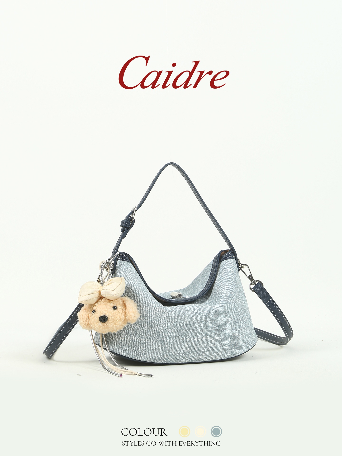Leather Work Japan - Borsa a tracolla da donna Caidre