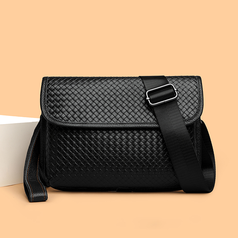 Leather Work Bag Laptop - Borsa a tracolla da uomo di