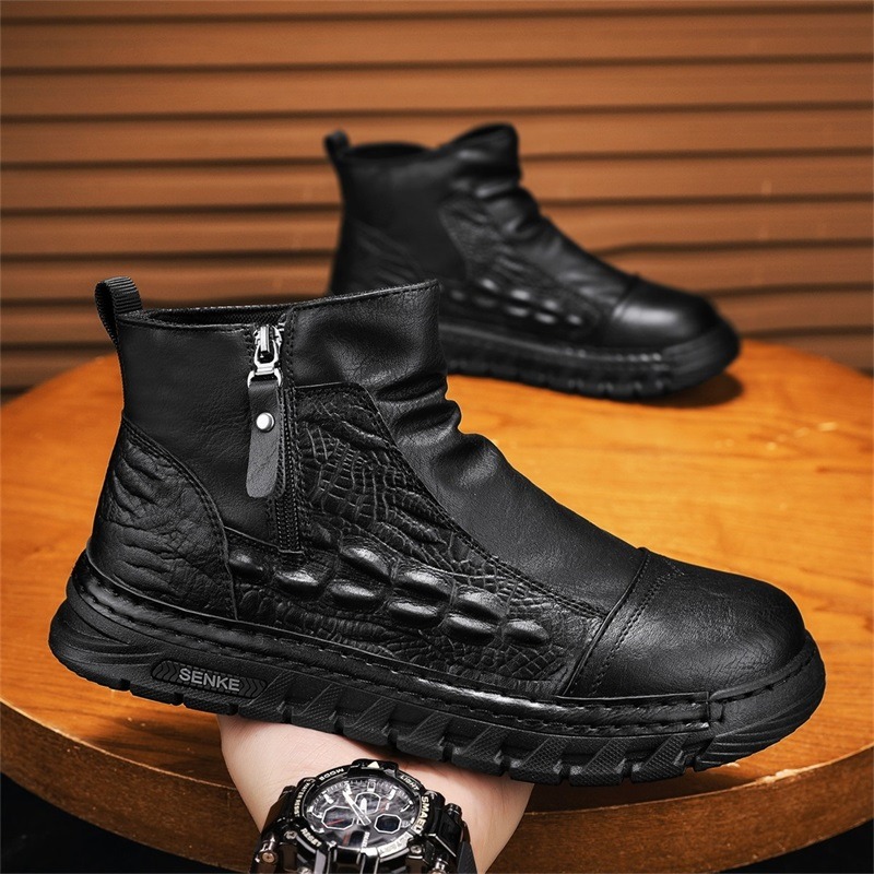 Leatherwork Free Patterns - Stivali alti da uomo, modello alla