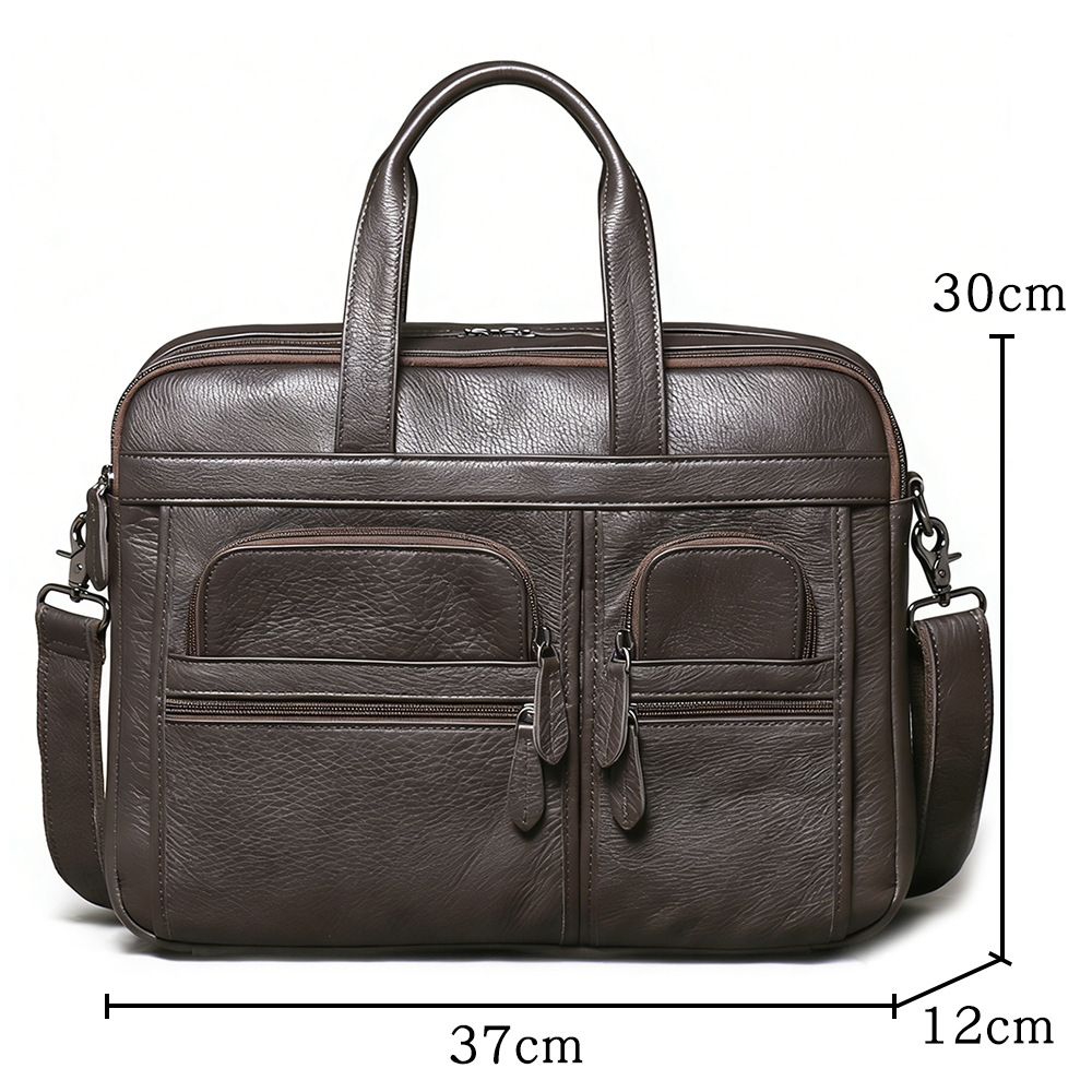 Borsa da Lavoro in Vera Pelle  - Leather Work Bag Laptop recensione e prezzo