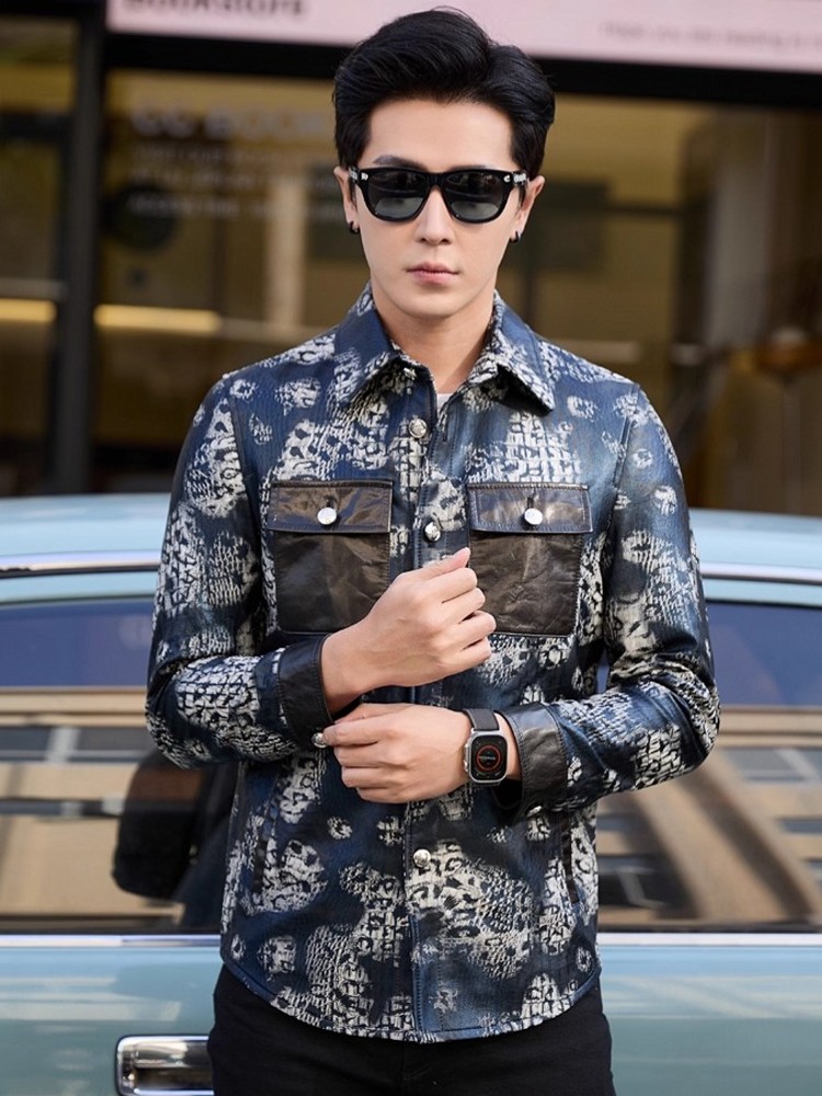 Giacca da uomo in vera pelle d - Leatherwork Free Patterns recensione e prezzo