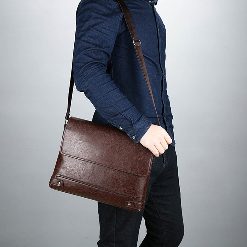 Valigetta da uomo in pelle PU  - Leather Work Bag Laptop recensione e prezzo