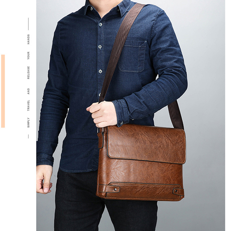 Valigetta da uomo in pelle PU  - Leather Work Bag Laptop recensione e prezzo