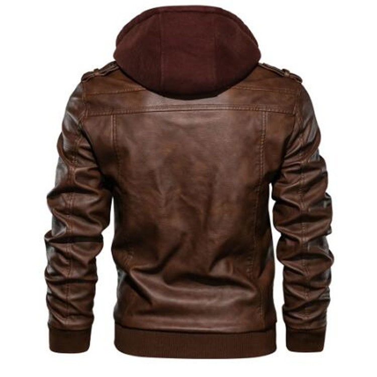 Cappotti con Cappuccio da Uomo - Leather Work Jacket With Hood recensione e prezzo