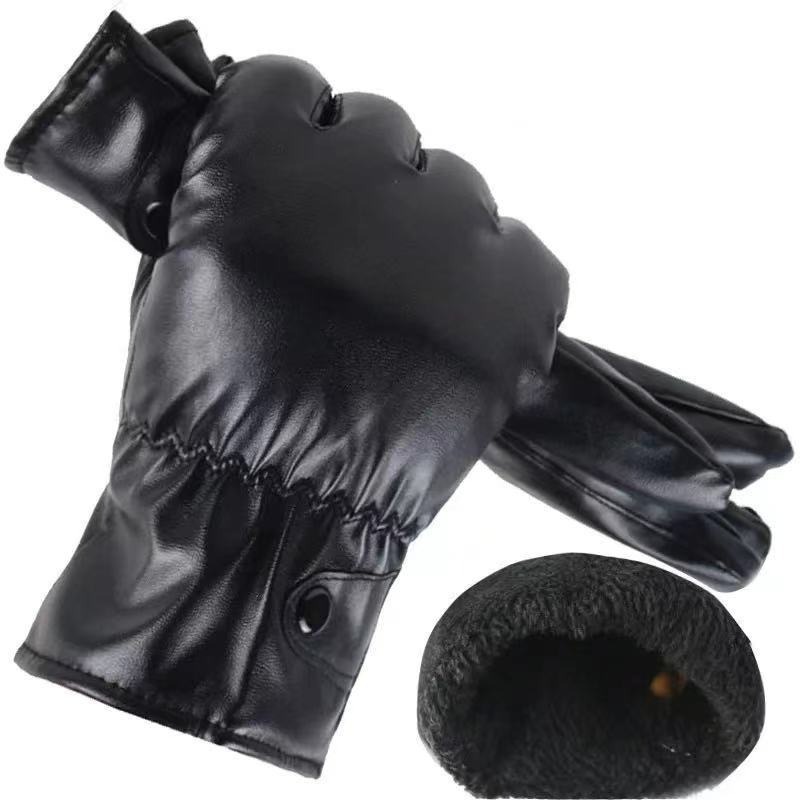 Guanti in pelle PU nera moda i - Leather Work Winter Gloves recensione e prezzo