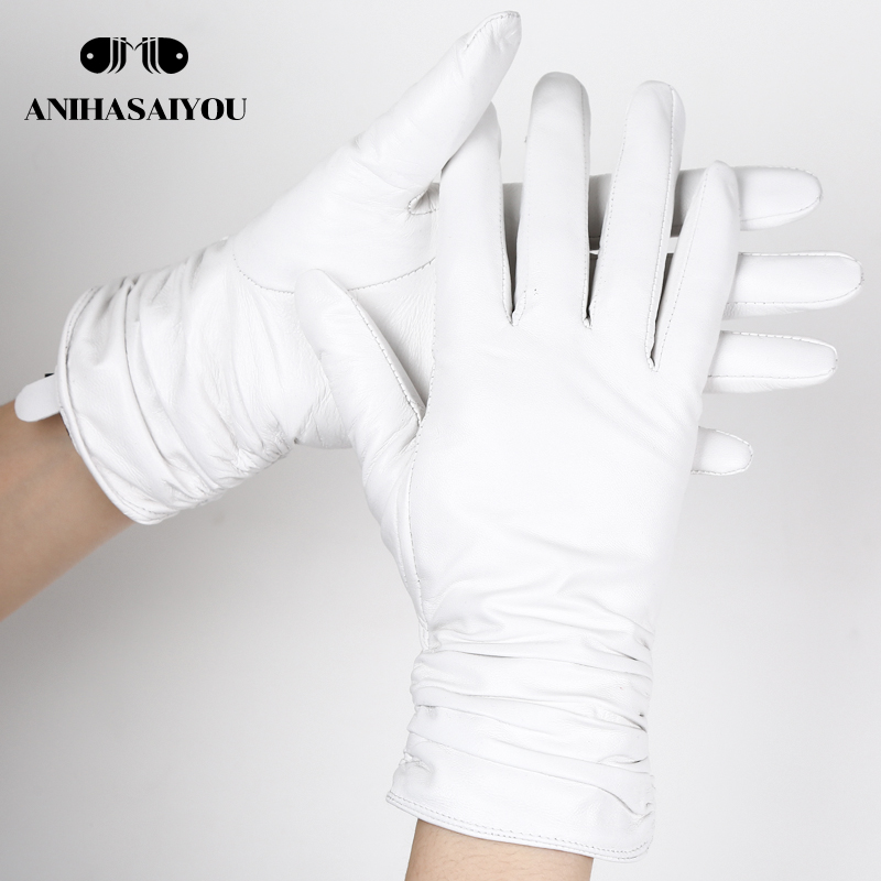 Guanti Bianchi di Moda e Comfo - Leather Work Winter Gloves recensione e prezzo