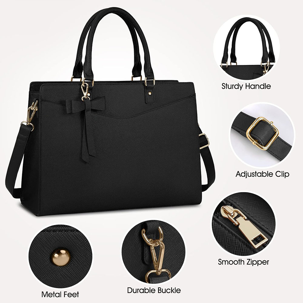Borsa per Laptop da Donna 15.6 - Leather Work Bag Laptop recensione e prezzo
