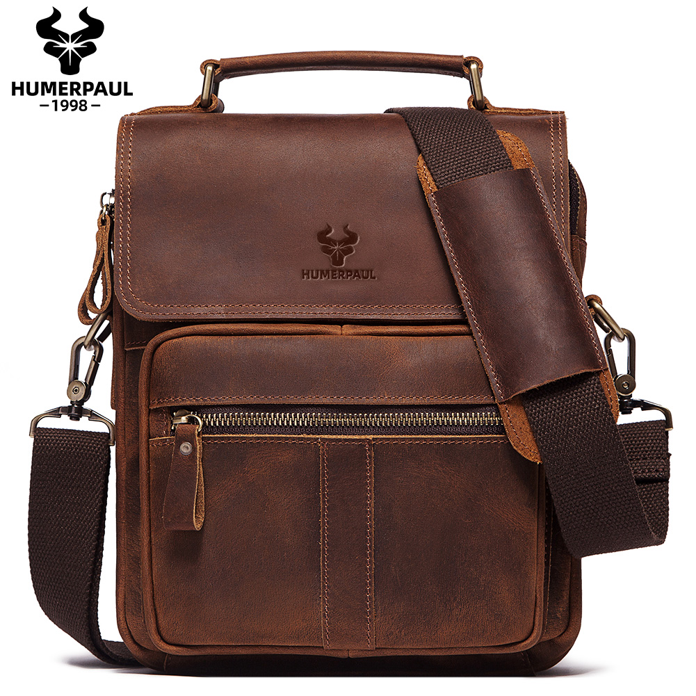 HUMERPAUL Borsa a tracolla da  - Leather Work Bag Laptop recensione e prezzo