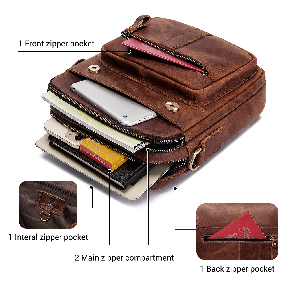 HUMERPAUL Borsa a tracolla da  - Leather Work Bag Laptop recensione e prezzo