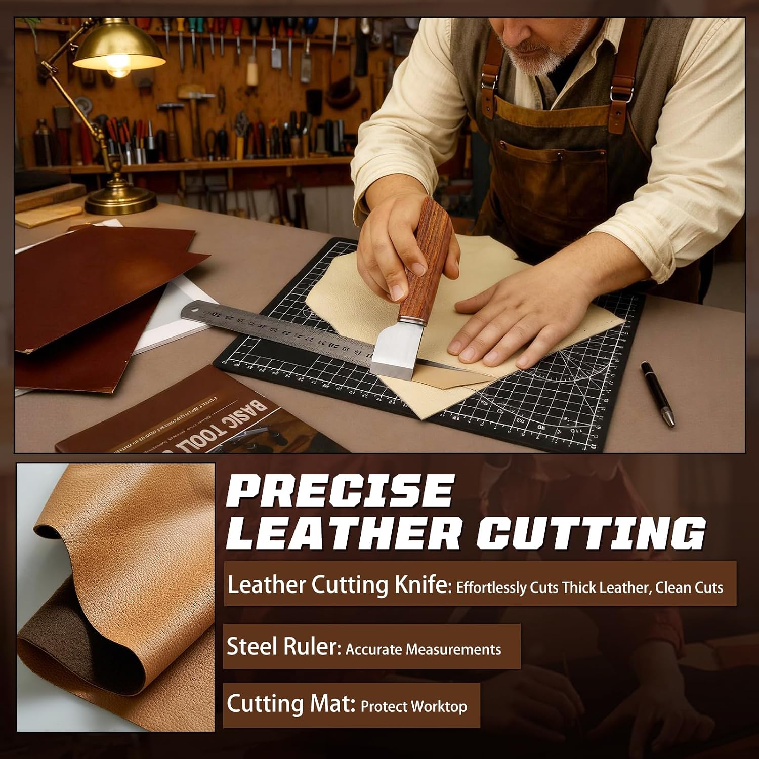 Kit per Lavorazione Pelle, Set - For Leather Work recensione e prezzo