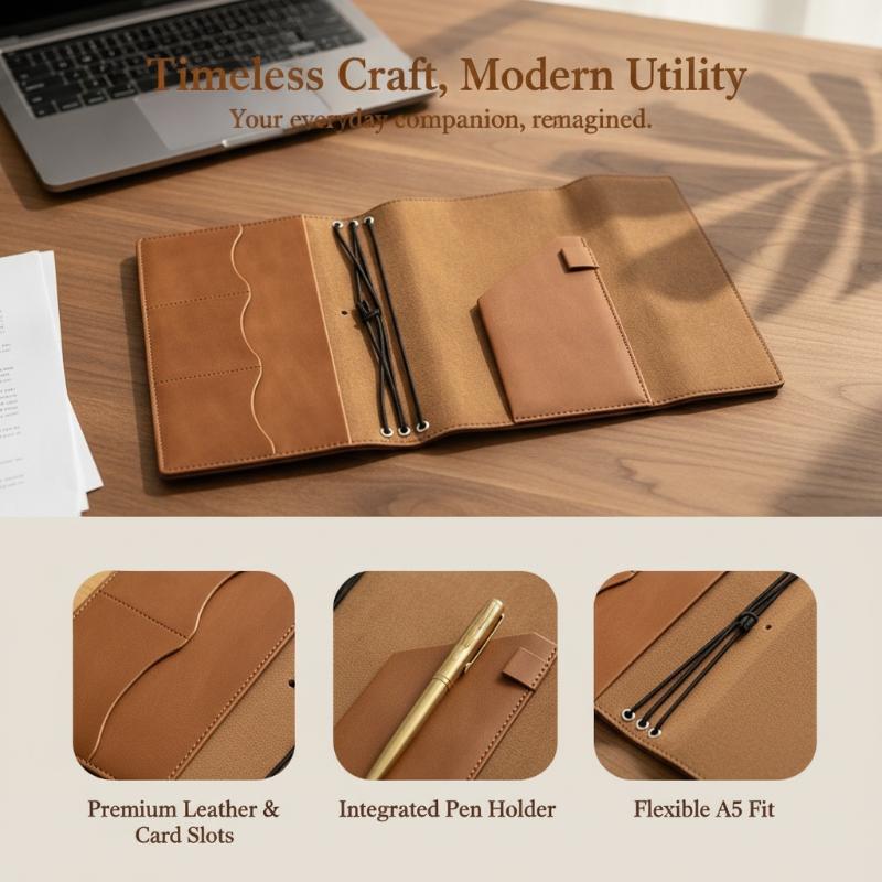 Organizer ricaricabile in pell - Leather Work Notebook recensione e prezzo