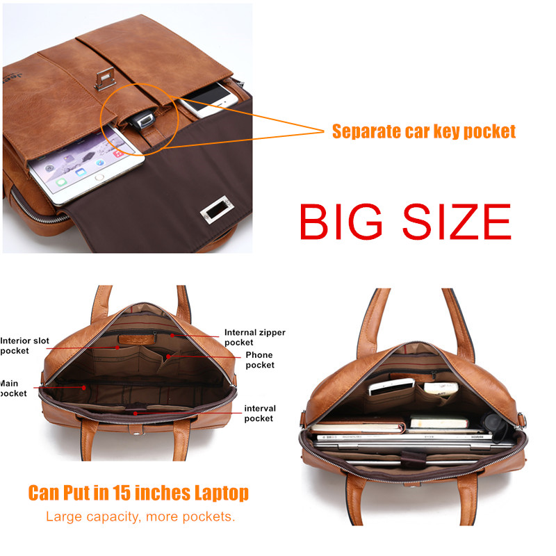 Borsa Portadocumenti in Pelle  - Leather Work Bag Laptop recensione e prezzo
