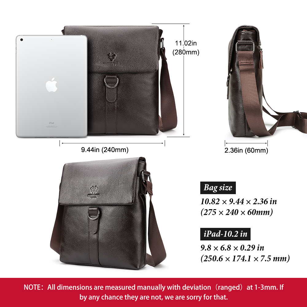 HUMERPAUL 2023 New Fashion Men - Leather Work Bag Laptop recensione e prezzo