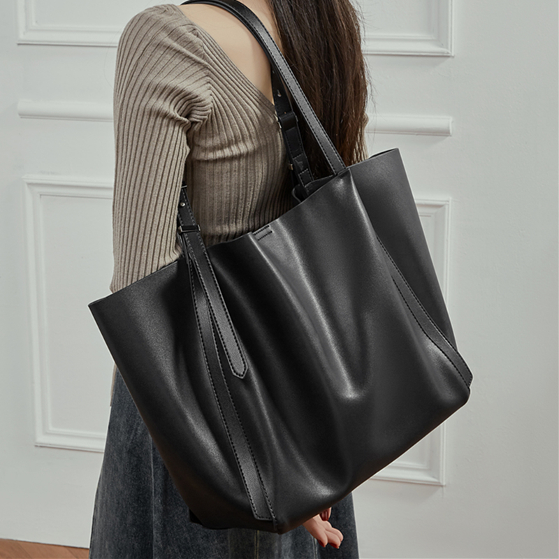 HIFASHION Borsa Tote Grande in - Leather Work Bag Laptop recensione e prezzo