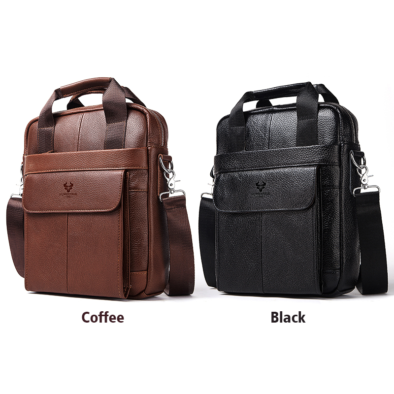 Borse da uomo in vera pelle du - Leather Work Bag Laptop recensione e prezzo
