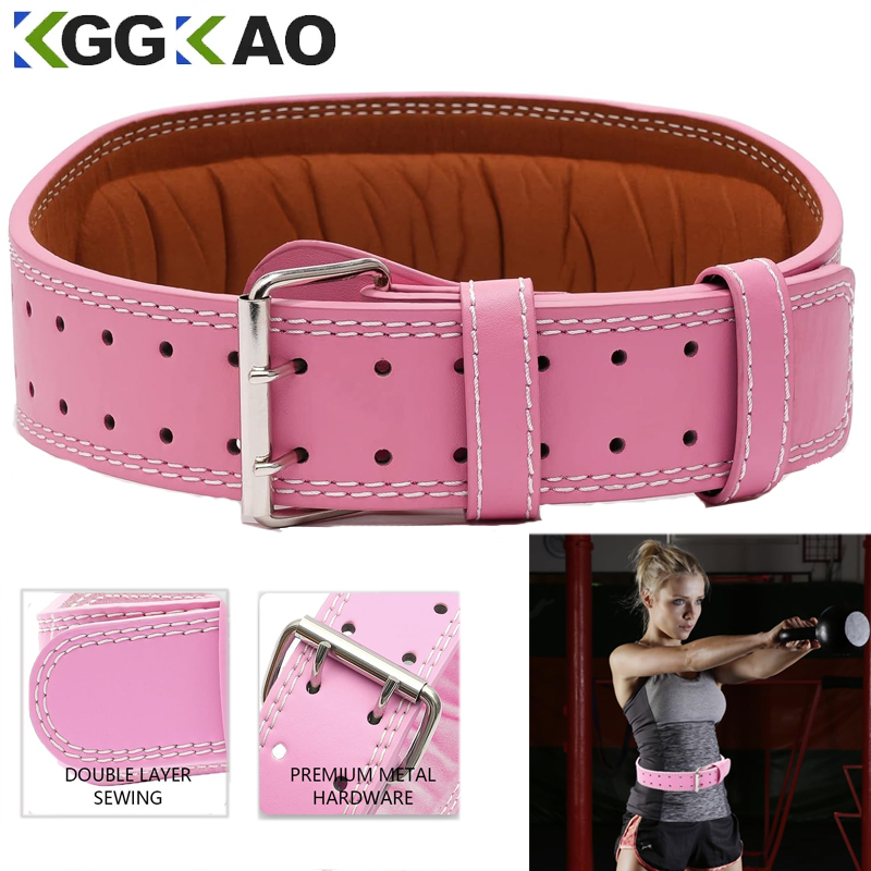 Cintura per sollevamento pesi  - Leather Workout Belt recensione e prezzo